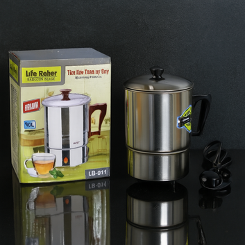 Electric Water Kettle 1.0L – Stainless Steel Electric Heating Cup LR-014 | 350W Portable Electric Water Boiler for Tea, Coffee, Milk & Food